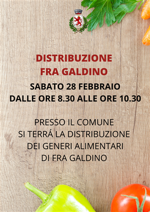 Distribuzione FRA GALDINO