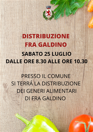 Distribuzione FRA GALDINO