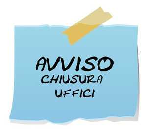 Chiusura uffici comunali Lunedì 1 Giugno 2026