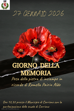 Giorno della Memoria - 27 Gennaio 2026